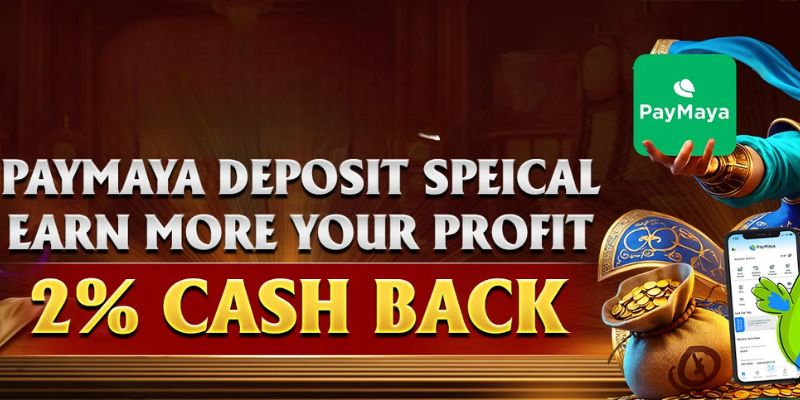 Exclusive PayMaya Promotion: Deposit and Get 2% Bonus