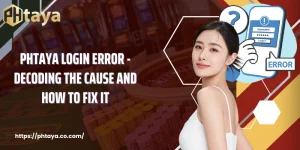 PHTAYA Login Error - Decoding the Cause and How to Fix It